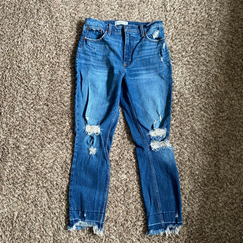 Abercrombie & Fitch “the skinny high rise” jeans